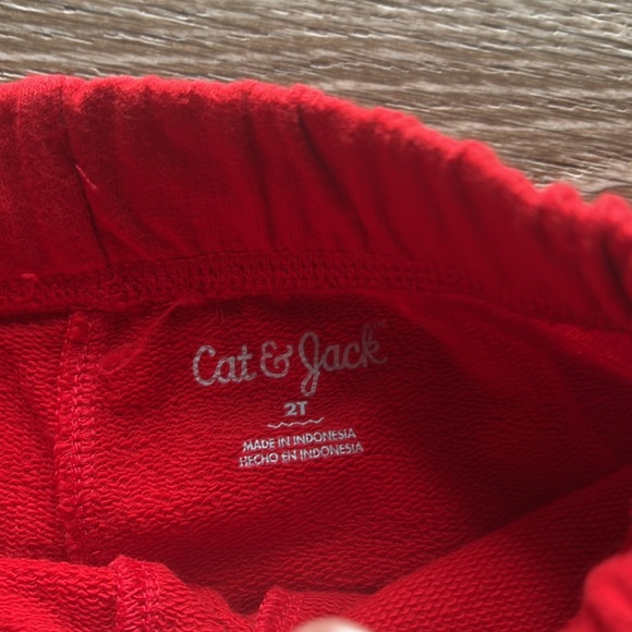 Cat & Jack Patriotic Tie Dye Pocket Tee and Red Shorts Set size 2T - Picture 10 of 10